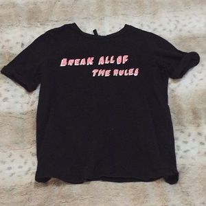break all of the rules tee-shirt